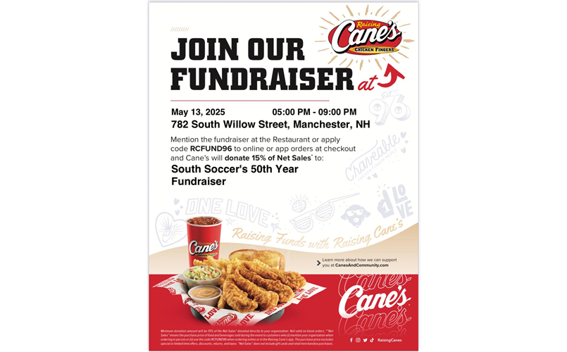 Raising Canes fundraiser
